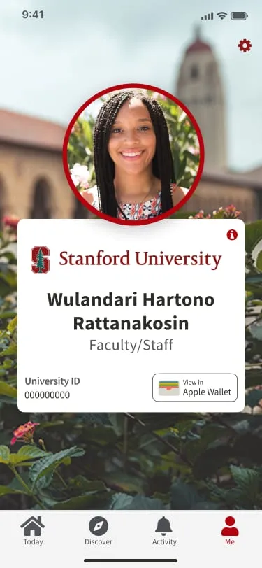 Mobile University ID and key access